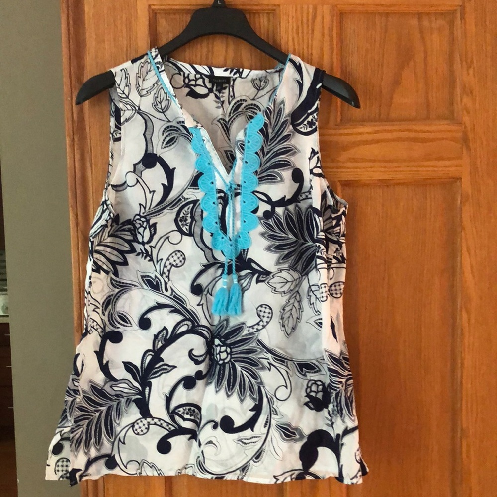 Talbots summer tunic size extra large